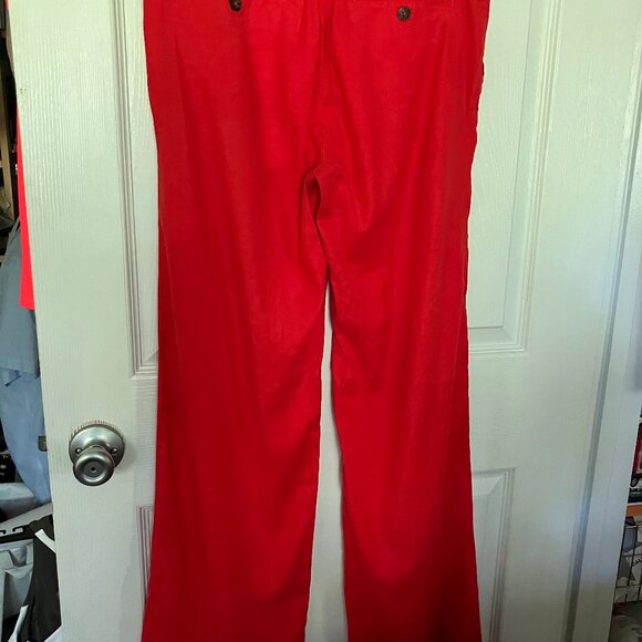 Anthropologie Level 99 women's trousers/jeans red color Size 29/30 (adjustable) - Picture 2 of 16